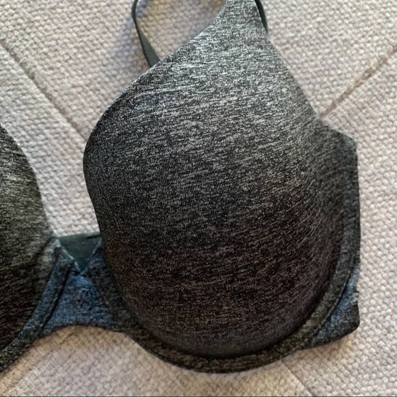 Victoria's Secret VS Uplift Semi Demi Bra Heather Gray 32DD - Picture 2 of 7